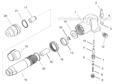 Part Location Diagram of 207050 Cleco Valve