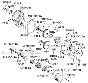 Part Location Diagram of B119R Cleco Screw (2)