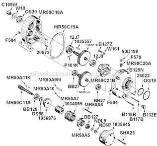 Part Location Diagram of B127Z Cleco Screw (4)