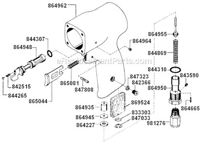 Page C Diagram and Parts List for WL-200-BQ  Cleco Ratchet