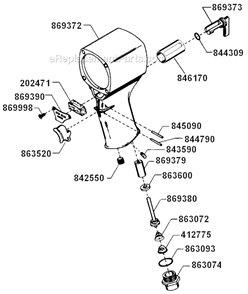 Page C Diagram and Parts List for WP-2060B-8  Cleco Ratchet