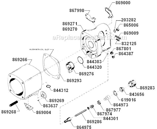 Page C Diagram and Parts List for WP-2110B-8  Cleco Ratchet