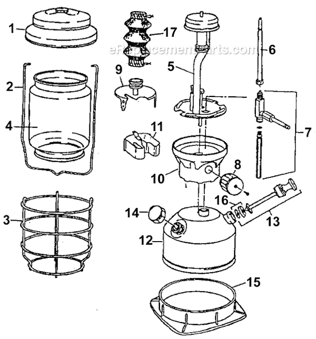 Page A Diagram and Parts List for 2000-750E  Coleman Lighting