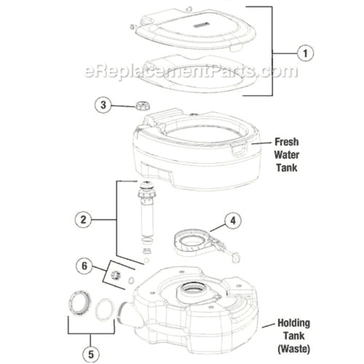 Page A Diagram and Parts List for 2000003271  Coleman Camping Equipment