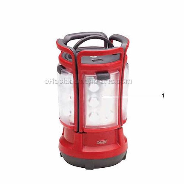 Page A Diagram and Parts List for 2000005819  Coleman Lighting