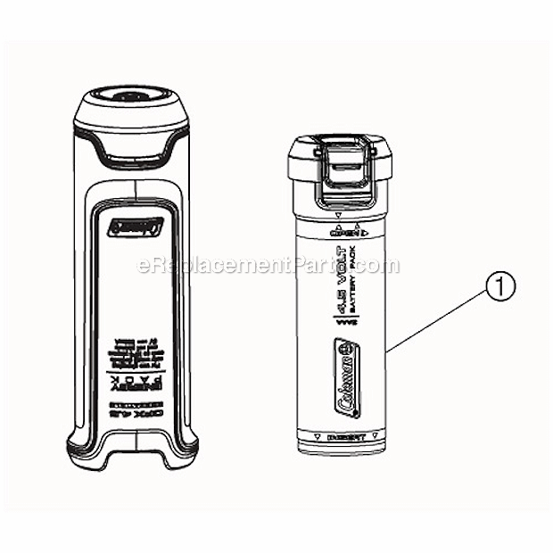 Page A Diagram and Parts List for 2000006658  Coleman Lighting