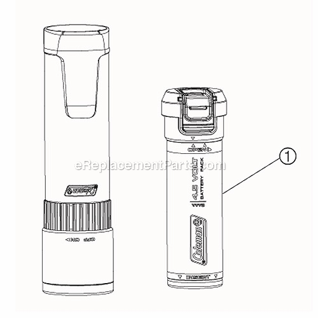 Page A Diagram and Parts List for 2000006660  Coleman Worklight & Flashlight