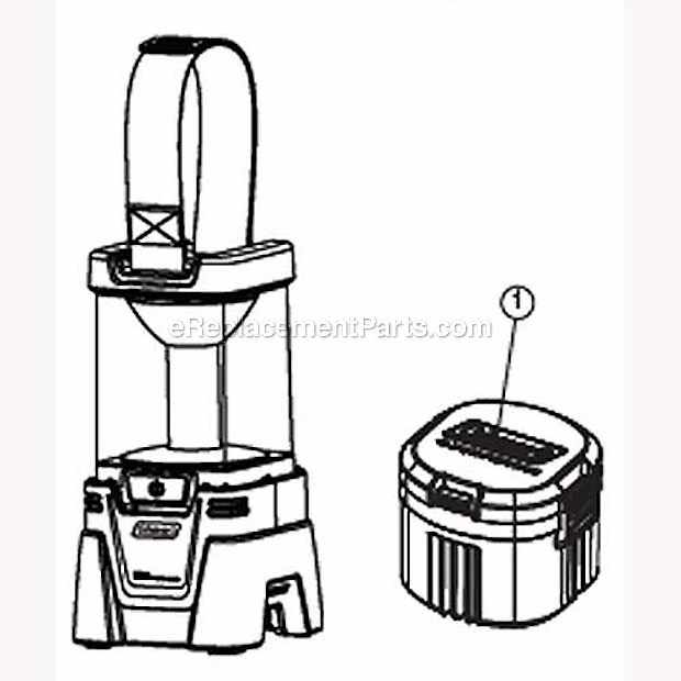 Page A Diagram and Parts List for 2000006663  Coleman Lighting