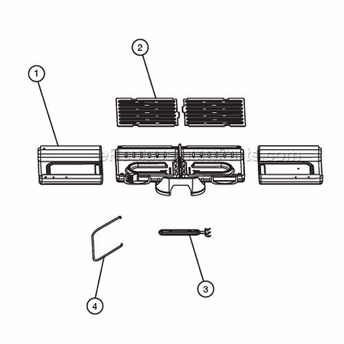 Page A Diagram and Parts List for 2000006920  Coleman Grill