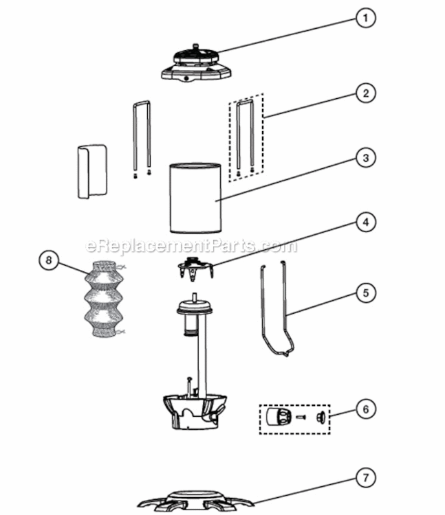 Page A Diagram and Parts List for 2000007111  Coleman Lighting