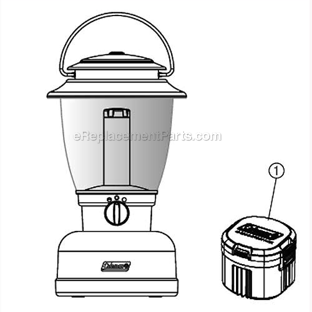 Page A Diagram and Parts List for 2000009460  Coleman Lighting