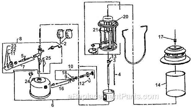 Page A Diagram and Parts List for 228H195  Coleman Lighting