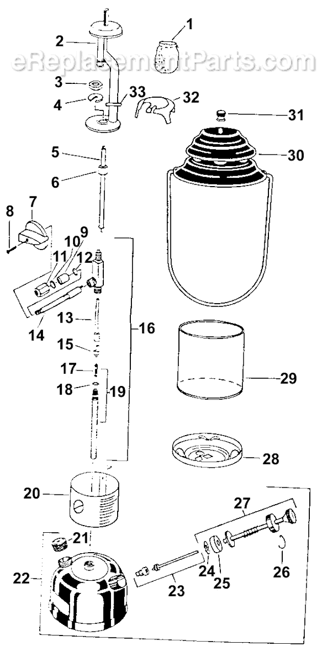 Page A Diagram and Parts List for 286A700C  Coleman Lighting