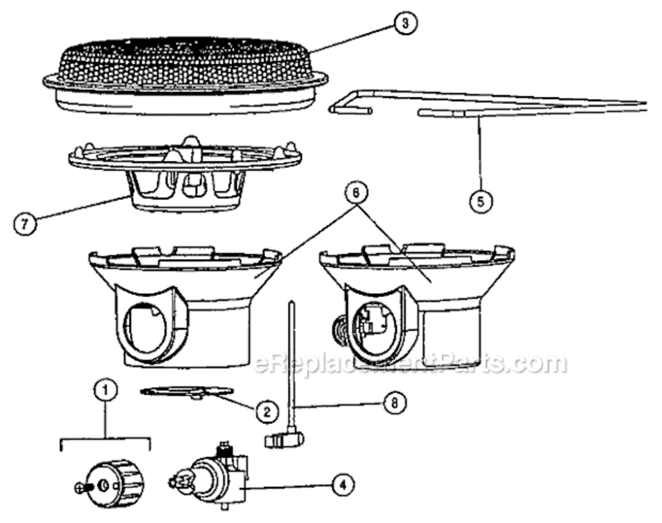 Page A Diagram and Parts List for 5033-742  Coleman Heater