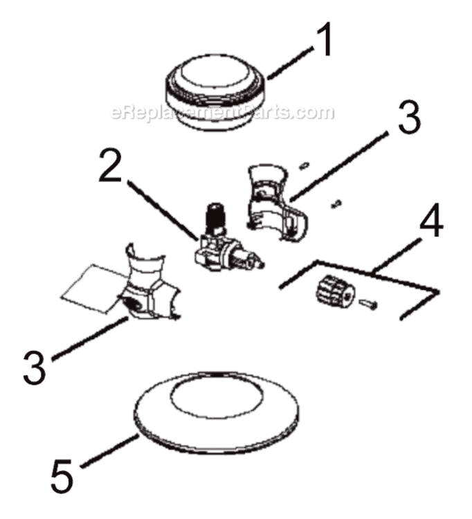 Page A Diagram and Parts List for 5034-700  Coleman Heater