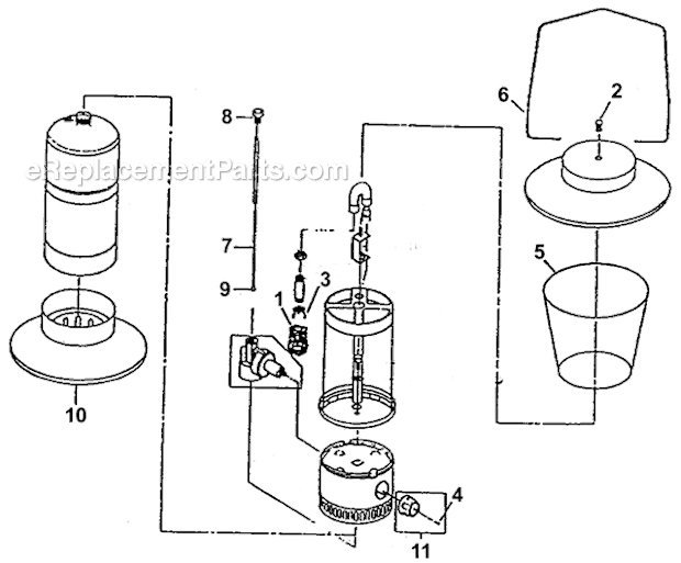 Page A Diagram and Parts List for 5107A700  Coleman Lighting
