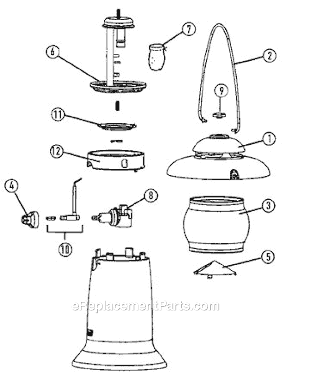 Page A Diagram and Parts List for 5156-750  Coleman Lighting