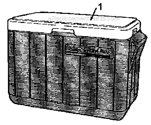 Page A Diagram and Parts List for 5277-723  Coleman Cooler