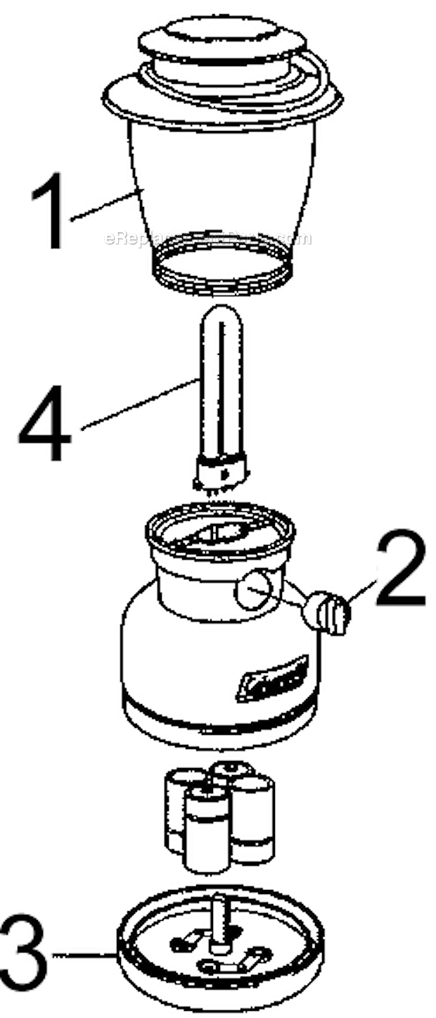 Page A Diagram and Parts List for 5328-700  Coleman Lighting