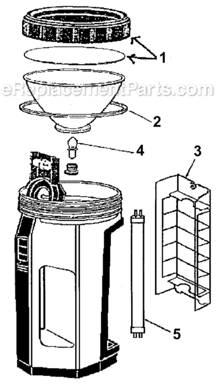 Page A Diagram and Parts List for 5351-718  Coleman Worklight & Flashlight