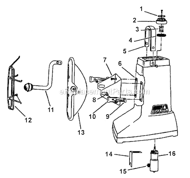 Page A Diagram and Parts List for 5440-701  Coleman Heater