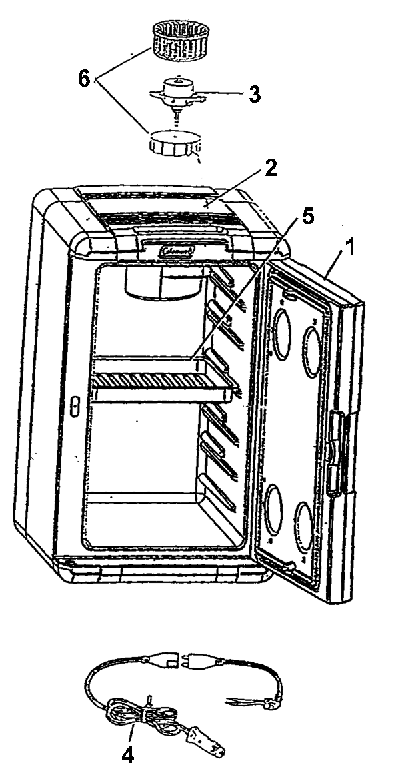 Page A Diagram and Parts List for 5640A807  Coleman Cooler