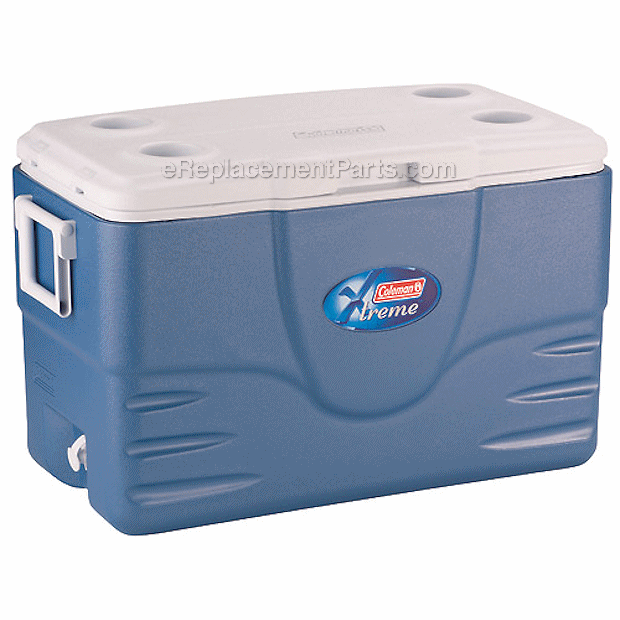 Page A Diagram and Parts List for 6050A748  Coleman Cooler