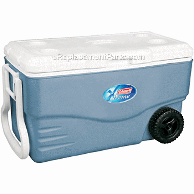 Page A Diagram and Parts List for 6201A748  Coleman Cooler