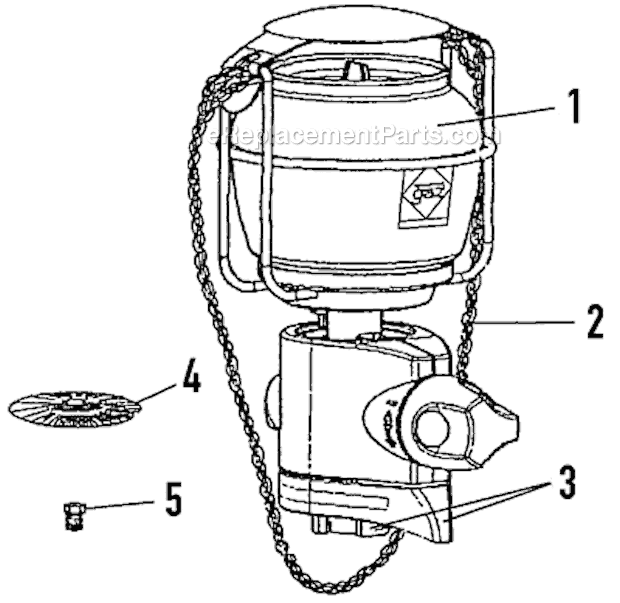 Page A Diagram and Parts List for 62808  Coleman Lighting
