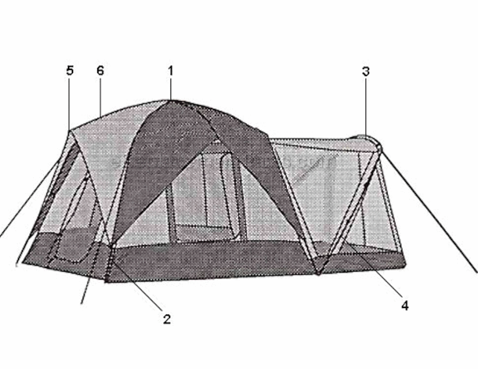 Page A Diagram and Parts List for 9232-160P  Coleman Camping Equipment
