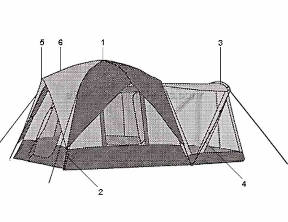 Page A Diagram and Parts List for 9232-160  Coleman Camping Equipment