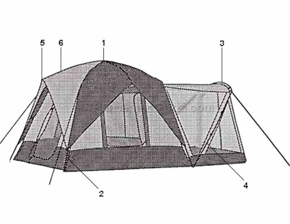 Page A Diagram and Parts List for 9232A160  Coleman Camping Equipment