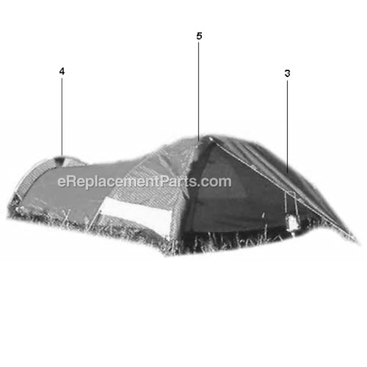 Page A Diagram and Parts List for 9266B704  Coleman Camping Equipment