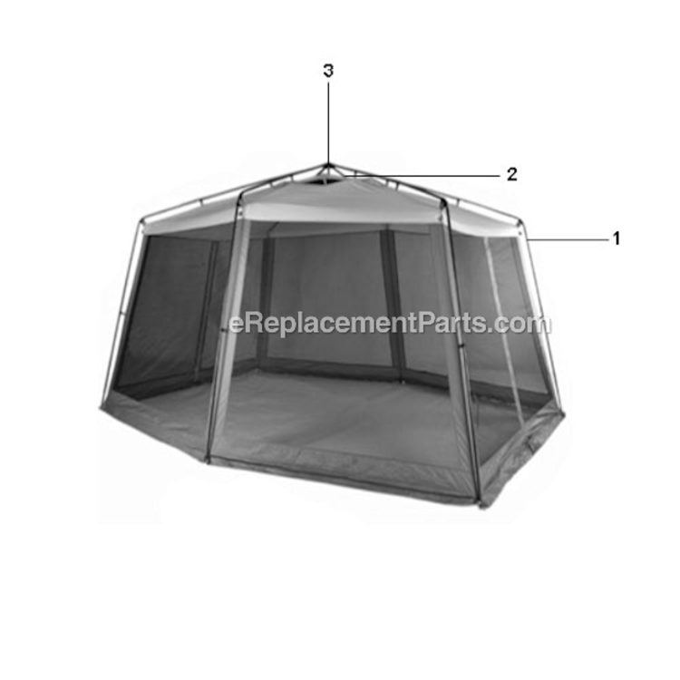 Page A Diagram and Parts List for 9392-152  Coleman Camping Equipment