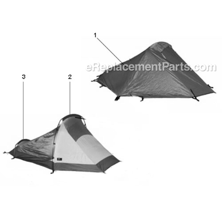 Page A Diagram and Parts List for 9810-816  Coleman Camping Equipment