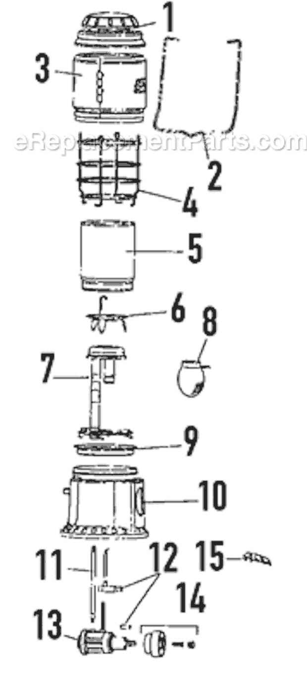 Page A Diagram and Parts List for 9960-750  Coleman Lighting
