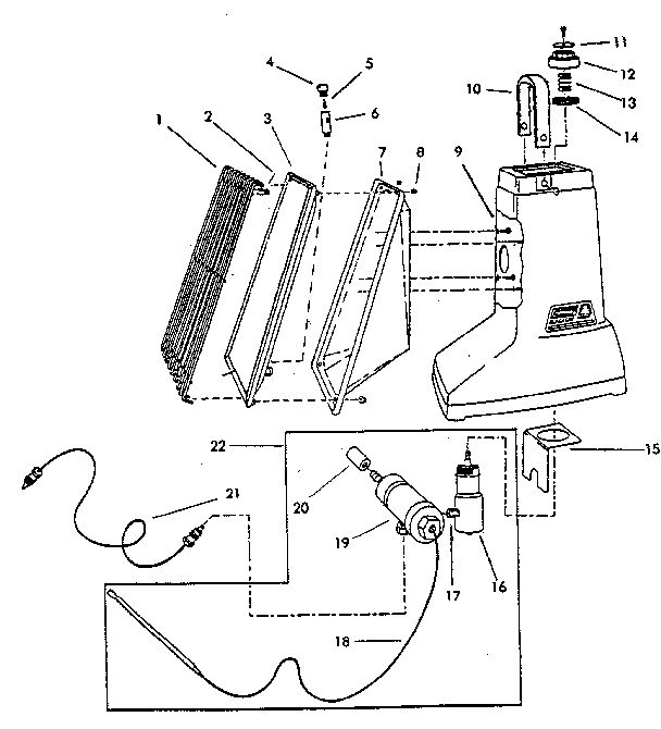 Unit Parts Diagram and Parts List for 5488-701  Coleman Fireplace & Stove