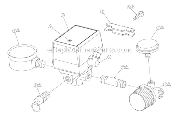 Page C Diagram and Parts List for CPA1982012  Coleman Compressor