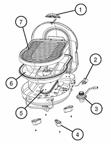 Part Location Diagram of 5010000593 Coleman Regulator Assembly (unthreaded