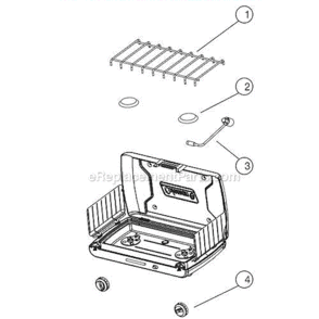 Page A Diagram and Parts List for 2000004122  Coleman Camping Equipment