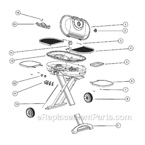 Part Location Diagram of 9942A5251 Coleman Regulator Assembly - Threaded