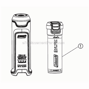 Page A Diagram and Parts List for 2000006658  Coleman Lighting