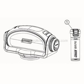 Page A Diagram and Parts List for 2000006659  Coleman Lighting