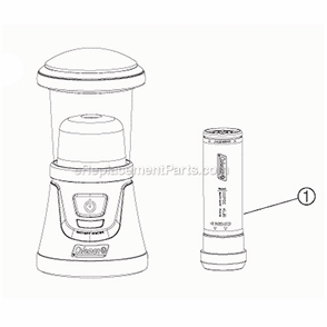 Page A Diagram and Parts List for 2000006661  Coleman Lighting