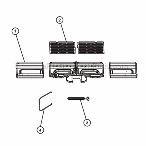 Page A Diagram and Parts List for 2000006920  Coleman Grill