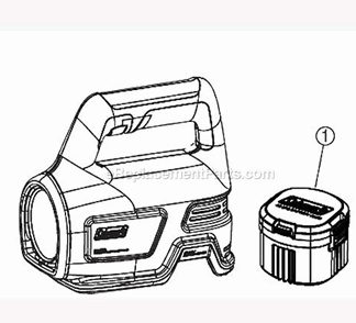 Page A Diagram and Parts List for 2000008544  Coleman Lighting