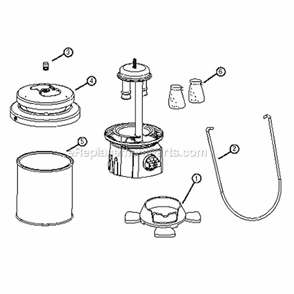 Page A Diagram and Parts List for 2000009034  Coleman Lighting