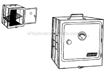 Page A Diagram and Parts List for 2000009191  Coleman Camping Equipment