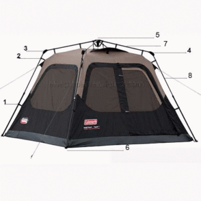 Page A Diagram and Parts List for 2000010194  Coleman Camping Equipment