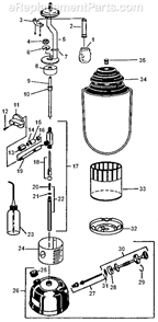 Page A Diagram and Parts List for 214A700E  Coleman Lighting